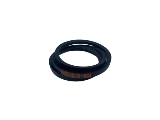 Durable black agricultural belt "Belt_B_H-1590_Stomil" with a reinforced build, toothed inner side, ideal for heavy-duty farm machinery.