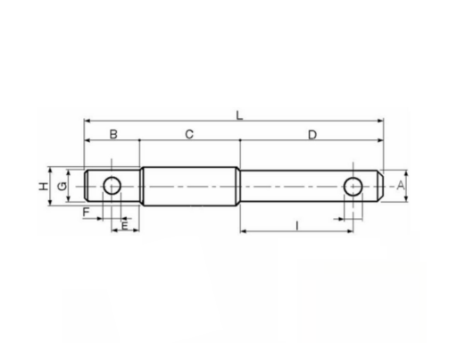 Double Implement Linkage Pin 01611