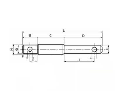 Double Implement Linkage Pin 01611