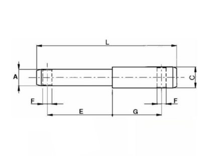 Double Weld-On Link Pin